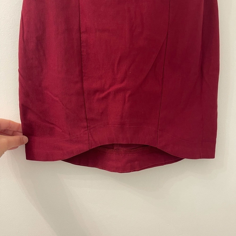 NWOT! Tobi bodycon burgundy dress - Picture 7 of 7
